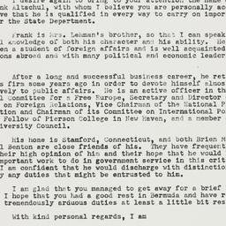 Letter: 1951 March 14