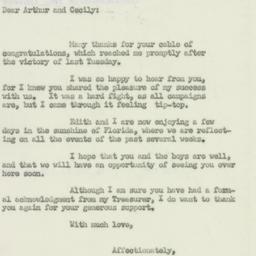 Letter: 1950 November 14