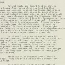 Telegram: 1949 March 15