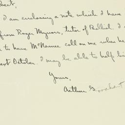 Letter: 1936 February 27