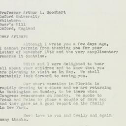 Invitation: 1950 November 22
