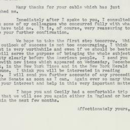 Letter: 1953 January 2