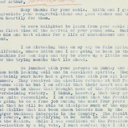 Letter: 1936 November 12