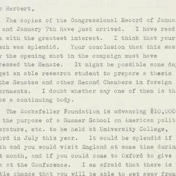 Letter: 1953 February 9