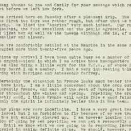 Letter: 1949 April 14