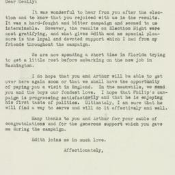 Letter: 1949 November 28