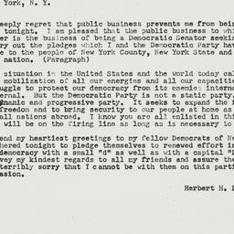 Telegram: 1950 May 2
