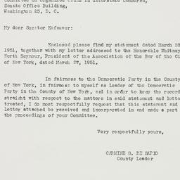 Letter: 1951 March 28