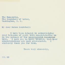 Letter: 1935 April 30