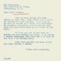 Letter: 1933 July 13