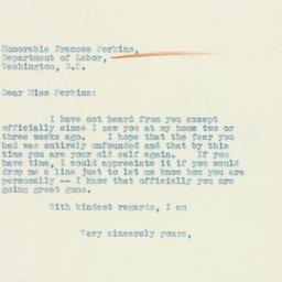 Letter: 1933 April 14