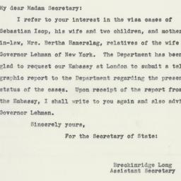 Letter: 1940 September 12