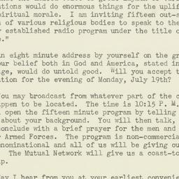 Letter: 1943 May 21