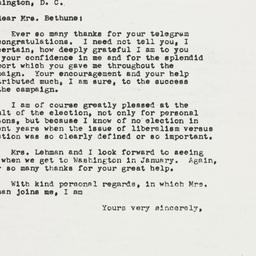 Letter: 1949 November 21