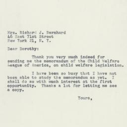 Letter: 1955 March 31