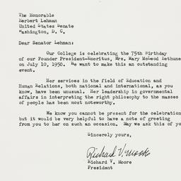 Letter: 1950 July 3