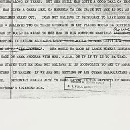 Memorandum: 1950 September 30