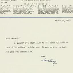 Letter: 1955 March 28