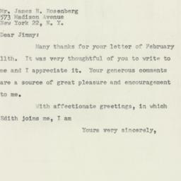 Letter: 1954 February 17