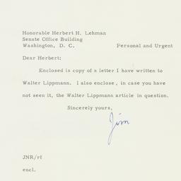Letter: 1954 May 11