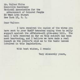 Letter: 1953 May 1