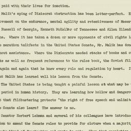 Press Release: 1950 August 31