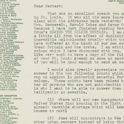 Letter: 1947 March 31