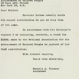 Letter: 1948 March 15