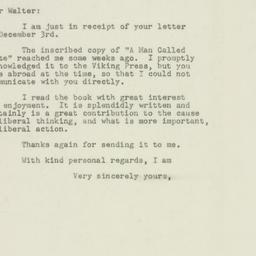 Letter: 1948 December 4