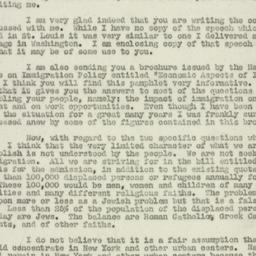 Letter: 1947 April 4