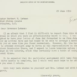 Letter: 1950 June 29