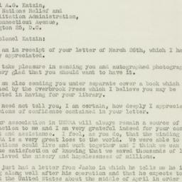 Letter: 1947 March 28