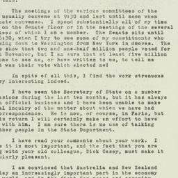 Letter: 1950 May 15