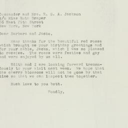 Letter: 1954 April 1