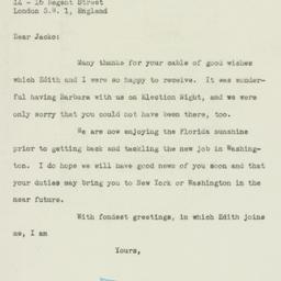 Letter: 1949 November 28