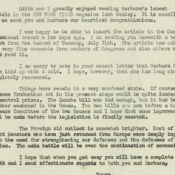 Letter: 1951 July 27