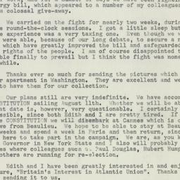 Letter: 1954 July 28