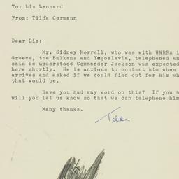 Memorandum: 1951 May 9
