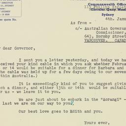 Letter: 1952 January 4