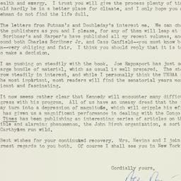 Letter: 1961 March 10