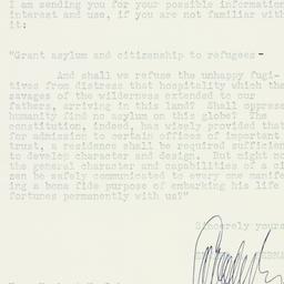 Letter: 1948 November 8