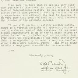 Letter: 1942 November 23