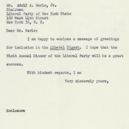 Letter: 1953 April 11