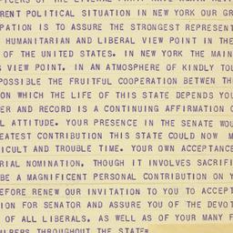 Telegram: 1949 August 4