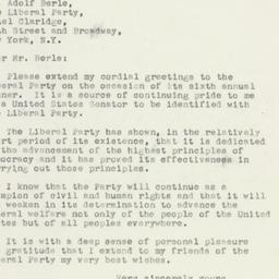 Letter: 1951 May 13