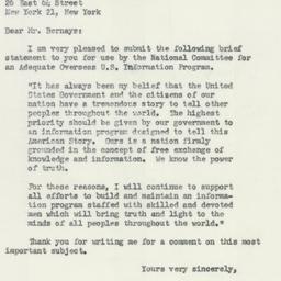 Letter: 1955 February 5