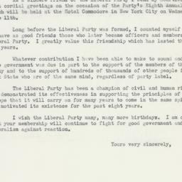 Letter: 1952 May 3