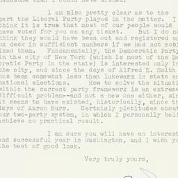 Letter: 1949 November 29