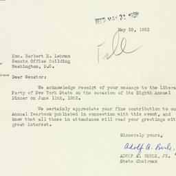 Letter: 1952 May 28