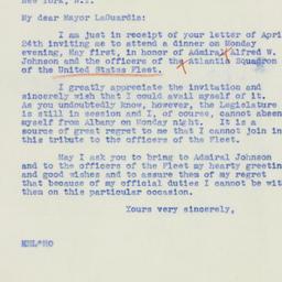 Letter: 1939 April 27
